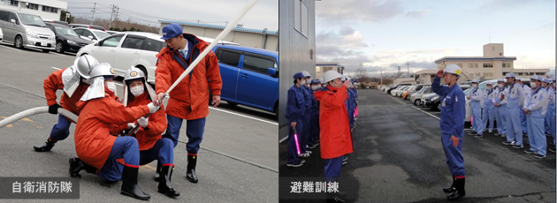 自衛消防隊/避難訓練