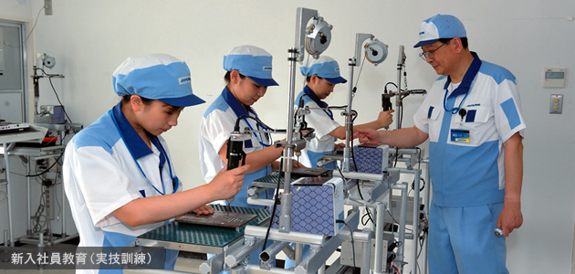 新入社員教育（実技訓練）